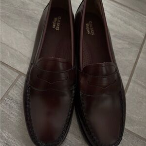 G.H. Bass & Co. Maroon Slip-On Loafers